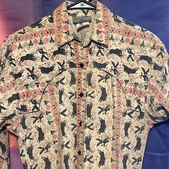 Vintage Rocky Mountain Clothing Western Shirt Womens XS Long Sleeve Button - Picture 2 of 7